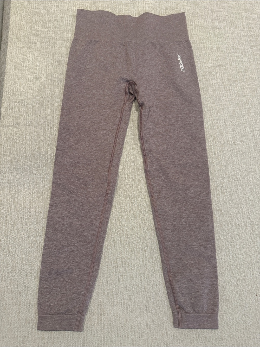 Gymshark Seamless High-Waist Leggings in Mauve Heather